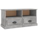 Betonszürke szerelt fa tv-szekrény 93 x 35,5 x 45 cm Betonszürke szerelt fa tv-szekrény 93 x 35,5 x 45 cm