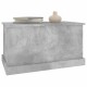 Betonszürke szerelt fa tárolóláda 70x40x38 cm