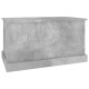 Betonszürke szerelt fa tárolóláda 70x40x38 cm