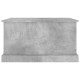Betonszürke szerelt fa tárolóláda 70x40x38 cm