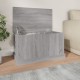 Szürke sonoma szerelt fa tárolóláda 70x40x38 cm