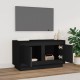 Fekete szerelt fa tv-szekrény 80x35x45 cm Fekete szerelt fa tv-szekrény 80x35x45 cm
