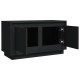 Fekete szerelt fa tv-szekrény 80x35x45 cm Fekete szerelt fa tv-szekrény 80x35x45 cm