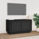 Fekete szerelt fa tv-szekrény 80x35x45 cm Fekete szerelt fa tv-szekrény 80x35x45 cm