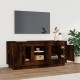 Füstös tölgyszínű szerelt fa tv-szekrény 102 x 35 x 45 cm Füstös tölgyszínű szerelt fa tv-szekrény 102 x 35 x 45 cm