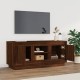 Barna tölgy színű szerelt fa tv-szekrény 102x35x45 cm Barna tölgy színű szerelt fa tv-szekrény 102x35x45 cm