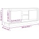 Barna tölgy színű szerelt fa tv-szekrény 102x35x45 cm Barna tölgy színű szerelt fa tv-szekrény 102x35x45 cm