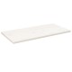 Fehér tömör fenyőfa téglalap alakú asztallap 100 x 50 x 2,5 cm