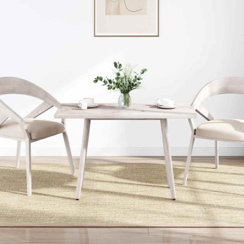 Fehér tömör fenyőfa téglalap alakú asztallap 110 x 60 x 2,5 cm