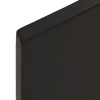Sötétbarna kezelt tömör tölgyfa fali polc 80x50x2 cm
