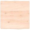 Asztallap 40x40x(2-4) cm kezeletlen tömör fa élőszegélyes