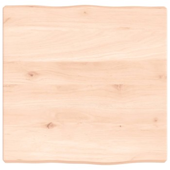 Asztallap 40x40x(2-4) cm kezeletlen tömör fa élőszegélyes