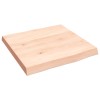 Asztallap 40x40x(2-4) cm kezeletlen tömör fa élőszegélyes
