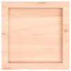 Asztallap 40x40x(2-4) cm kezeletlen tömör fa élőszegélyes