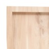 Asztallap 60x60x(2-6) cm kezeletlen tömör fa élőszegélyes