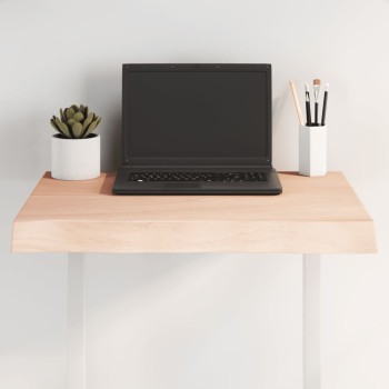 Asztallap 60x60x(2-6) cm kezeletlen tömör fa élőszegélyes