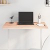 Asztallap 80x40x2 cm kezeletlen tömörfa tölgyfa élőszegélyes