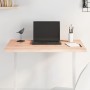 Asztallap 80x40x2 cm kezeletlen tömörfa tölgyfa élőszegélyes