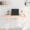Asztallap 80x40x(2-6) cm kezeletlen tömör fa élőszegélyes
