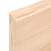 Asztallap 80x40x(2-6) cm kezeletlen tömör fa élőszegélyes