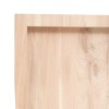 Asztallap 80x60x(2-4) cm kezeletlen tömör fa élőszegélyes