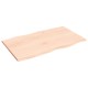 Asztallap 100x60x2 cm kezeletlen tömörfa tölgyfa élőszegélyes Asztallap 100x60x2 cm kezeletlen tömörfa tölgyfa élőszegélyes