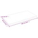 Asztallap 100x60x2 cm kezeletlen tömörfa tölgyfa élőszegélyes Asztallap 100x60x2 cm kezeletlen tömörfa tölgyfa élőszegélyes