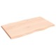 Asztallap 100x60x(2-4) cm kezeletlen tömör fa élőszegélyes Asztallap 100x60x(2-4) cm kezeletlen tömör fa élőszegélyes