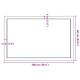 Asztallap 100x60x(2-4) cm kezeletlen tömör fa élőszegélyes Asztallap 100x60x(2-4) cm kezeletlen tömör fa élőszegélyes
