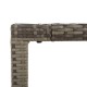 3 részes szürke polyrattan kerti étkezőgarnitúra párnával 3 részes szürke polyrattan kerti étkezőgarnitúra párnával