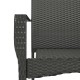 7 részes fekete polyrattan kerti ülőgarnitúra párnákkal 7 részes fekete polyrattan kerti ülőgarnitúra párnákkal