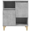 2 db betonszürke szerelt fa tálalószekrény 60 x 35 x 70 cm