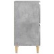 2 db betonszürke szerelt fa tálalószekrény 60 x 35 x 70 cm