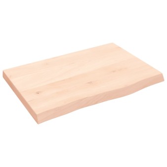 Kezeletlen tömör tölgyfa asztallap 60x40x(2-4) cm