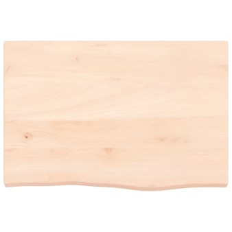 Kezeletlen tömör tölgyfa asztallap 60x40x(2-4) cm