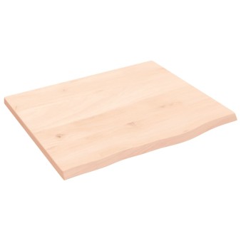 Kezeletlen tömör tölgyfa asztallap 60x50x2 cm