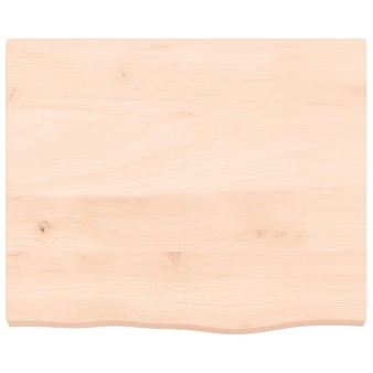 Kezeletlen tömör tölgyfa asztallap 60x50x(2-4) cm