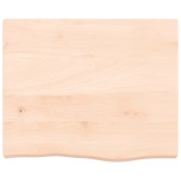 Kezeletlen tömör tölgyfa asztallap 60x50x(2-6) cm