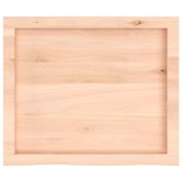 Kezeletlen tömör tölgyfa asztallap 60x50x(2-6) cm