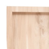 Kezeletlen tömör tölgyfa asztallap 60x50x(2-6) cm