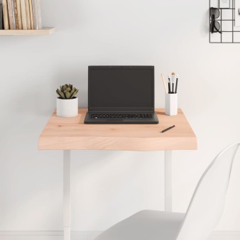 Kezeletlen tömör tölgyfa asztallap 60x60x(2-6) cm