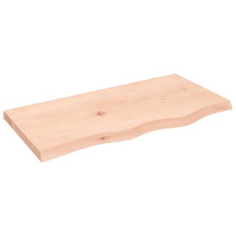 Kezeletlen tömör tölgyfa asztallap 80x40x(2-4) cm