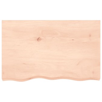 Kezeletlen tömör tölgyfa asztallap 80x50x(2-4) cm