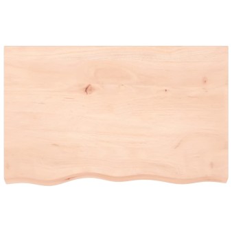 Kezeletlen tömör tölgyfa asztallap 80x50x(2-6) cm