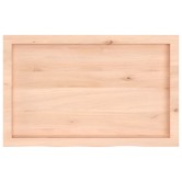 Kezeletlen tömör tölgyfa asztallap 80x50x(2-6) cm