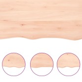 Kezeletlen tömör tölgyfa asztallap 80x50x(2-6) cm