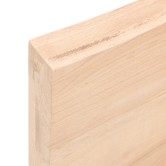 Kezeletlen tömör tölgyfa asztallap 80x50x(2-6) cm