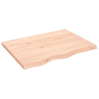 Kezeletlen tömör tölgyfa asztallap 80x60x(2-4) cm