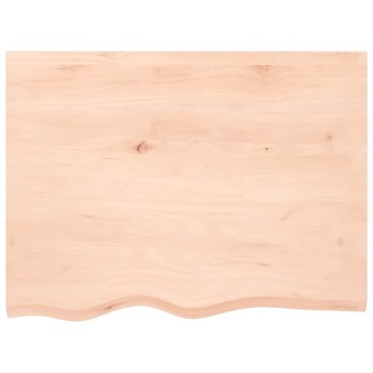 Kezeletlen tömör tölgyfa asztallap 80x60x(2-4) cm
