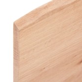 Világosbarna kezelt tömör tölgyfa asztallap 60x40x2 cm